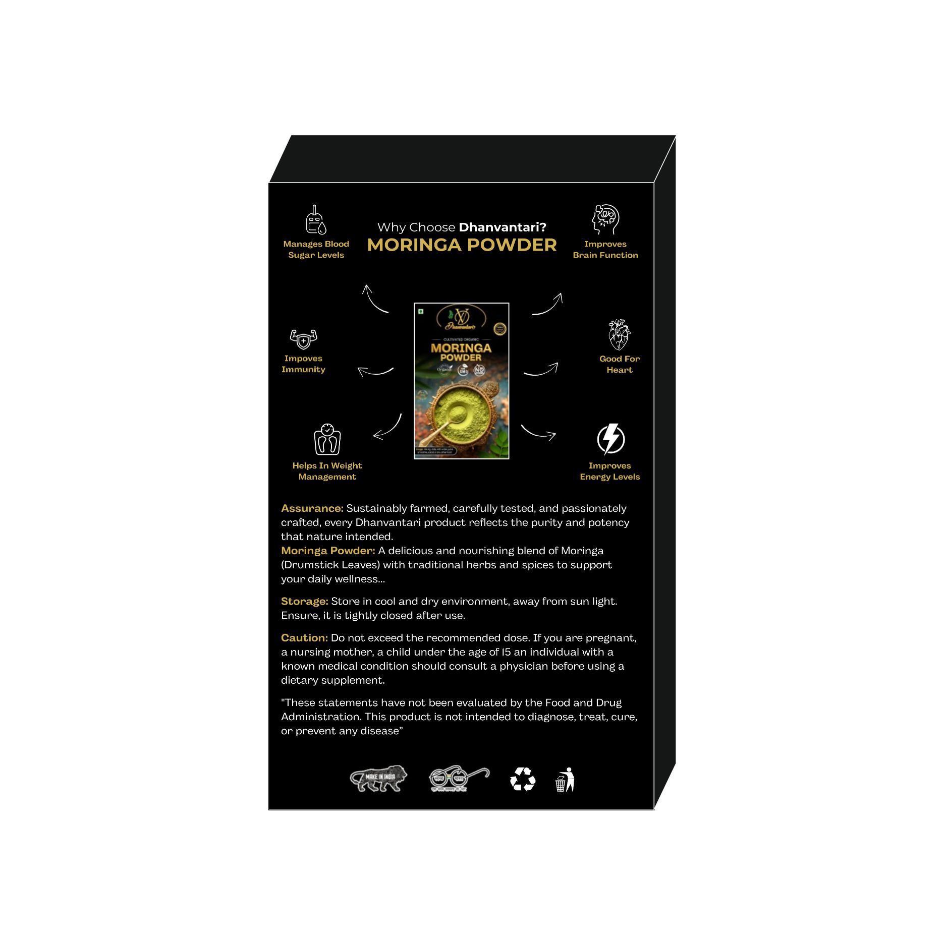 200gm Moringa Powder with 100gm Soup Powder - Image 2